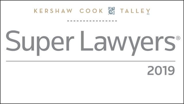 Partners Bill Kershaw & Stu Talley Selected to 2019 Super Lawyers List, Partner Ian Barlow Selected to Rising Stars List